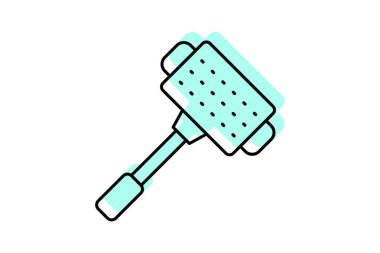 Sünger Fırçası, vektör, piksel mükemmel, illüstratör dosyası