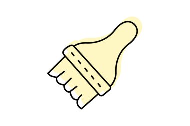 Noktalı Fırça, vektör, piksel mükemmel, illüstratör dosyası