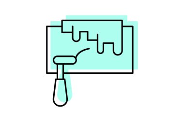 Duvar Astar, vektör, piksel mükemmel, illüstratör dosyası