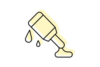 Parlatıcı boya, vektör, piksel mükemmel, illüstratör dosyası