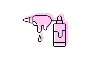 Metalik boya, vektör, piksel mükemmel, illüstratör dosyası