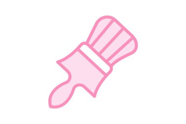 Düz Fırça, vektör, piksel mükemmel, illüstratör dosyası