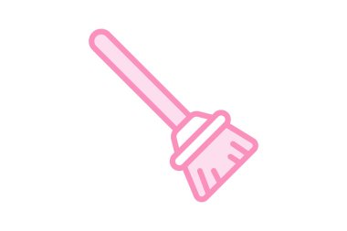 Süpürge fırçası, vektör, piksel mükemmel, illüstratör dosyası