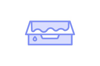 Boya tepsisi, vektör, piksel mükemmel, illüstratör dosyası