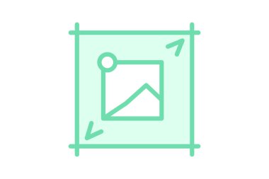 Gerilmiş tuval, vektör, piksel mükemmel, illüstratör dosyası