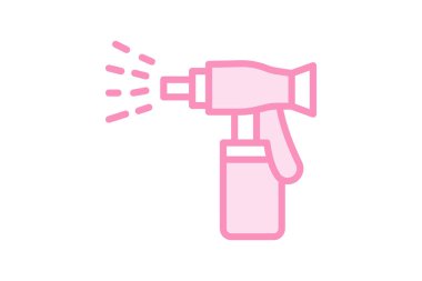 Sprey başlığı, vektör, piksel mükemmel, illüstratör dosyası