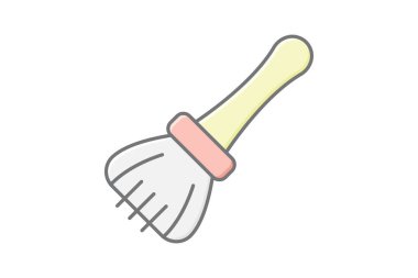 Yuvarlak Fırça, vektör, piksel mükemmel, illüstratör dosyası