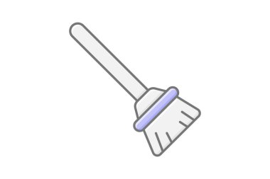 Süpürge fırçası, vektör, piksel mükemmel, illüstratör dosyası