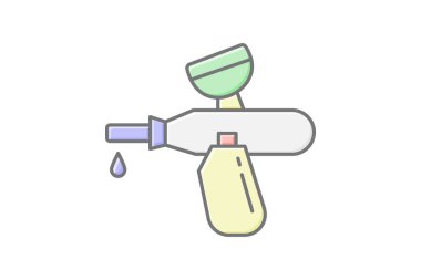 Hava fırçası, vektör, piksel mükemmel, illüstratör dosyası