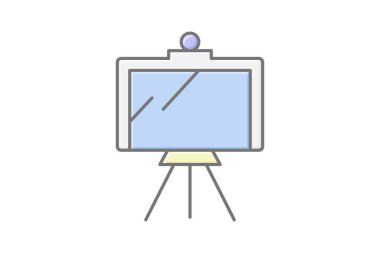 Easel, vektör, piksel mükemmel, çizer dosyası