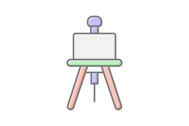 Stüdyo Easel, vektör, piksel mükemmel, illüstratör dosyası