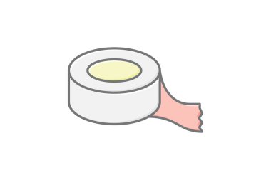 Boya bandı, vektör, piksel mükemmel, illüstratör dosyası