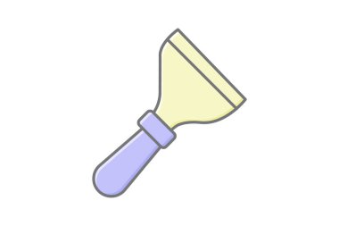 Boya Kazıyıcı, vektör, piksel mükemmel, illüstratör dosyası