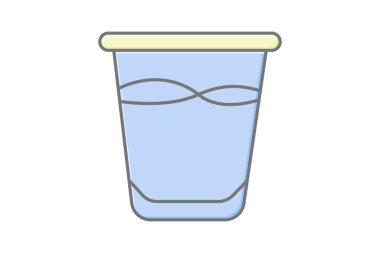 Su kabı, vektör, piksel mükemmel, illüstratör dosyası