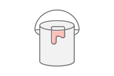 Boya kaplaması, vektör, piksel mükemmel, illüstratör dosyası