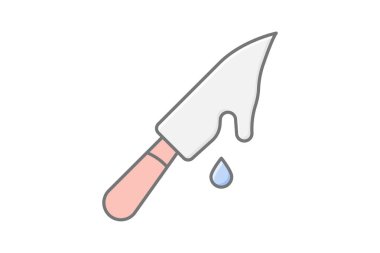 Resim Bıçağı, vektör, piksel mükemmel, illüstratör dosyası