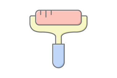Patenli fırça, vektör, piksel mükemmel, illüstratör dosyası