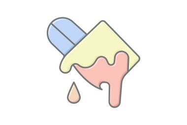 Örnekleri boya, vektör, piksel mükemmel, illüstratör dosyası