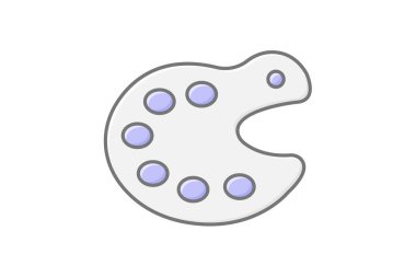 Masaüstü Paleti, vektör, piksel mükemmel, illüstratör dosyası