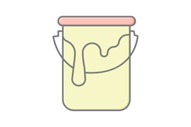 Lateks Boyası, vektör, piksel mükemmel, illüstratör dosyası