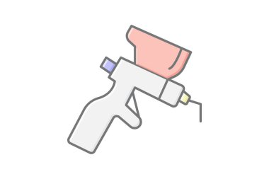 Nozülü boya, vektör, piksel mükemmel, illüstratör dosyası