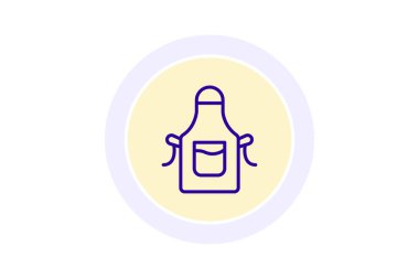 Önlük, vektör, piksel mükemmel, çizer dosyası