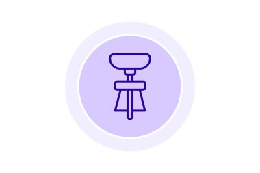 Sanatçı Taburesi, vektör, piksel mükemmel, illüstratör dosyası