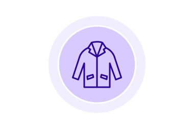 Ceket, vektör, piksel mükemmel, illüstratör dosyası bitiriliyor