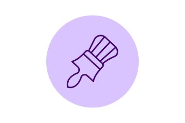 Düz Fırça, vektör, piksel mükemmel, illüstratör dosyası