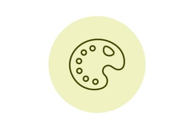 Palet, vektör, piksel mükemmel, çizer dosyası