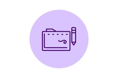 Çizim pedi, vektör, piksel mükemmel, illüstratör dosyası