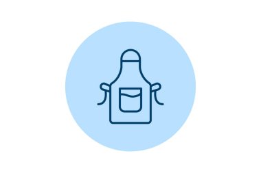 Önlük, vektör, piksel mükemmel, çizer dosyası