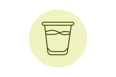 Su kabı, vektör, piksel mükemmel, illüstratör dosyası