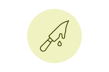 Resim Bıçağı, vektör, piksel mükemmel, illüstratör dosyası