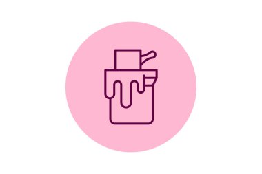 Enamel Boyası, vektör, piksel mükemmel, illüstratör dosyası