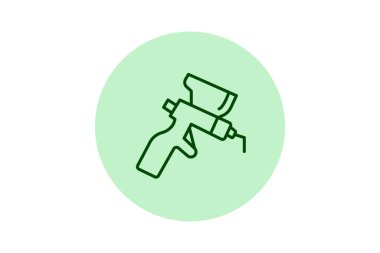 Nozülü boya, vektör, piksel mükemmel, illüstratör dosyası