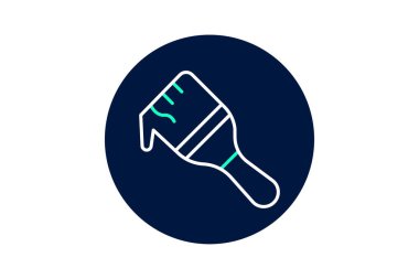 Boya fırçası, vektör, piksel mükemmel, illüstratör dosyası