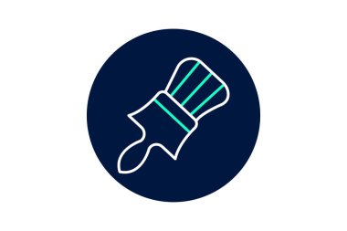 Düz Fırça, vektör, piksel mükemmel, illüstratör dosyası