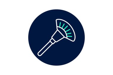 Fan fırçası, vektör, piksel mükemmel, illüstratör dosyası