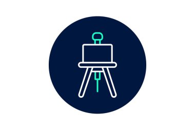 Stüdyo Easel, vektör, piksel mükemmel, illüstratör dosyası