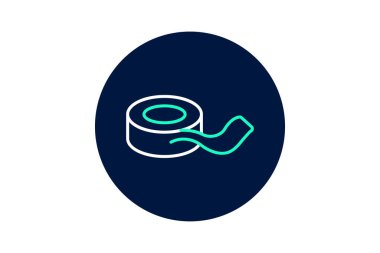 Maskeli bant, vektör, piksel mükemmel, illüstratör dosyası