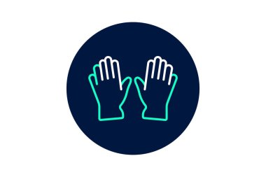 Boyama Eldiveni, vektör, piksel mükemmel, illüstratör dosyası