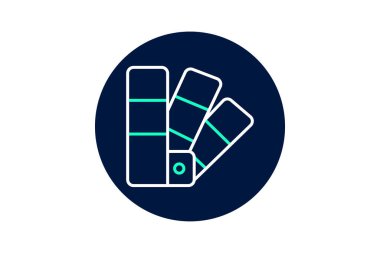 Renk İzi, vektör, piksel mükemmel, illüstratör dosyası