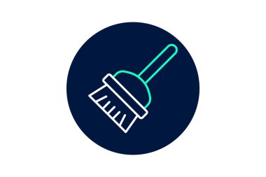 Fırça Temizleyici, vektör, piksel mükemmel, illüstratör dosyası