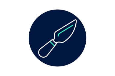 Palet Bıçak, vektör, piksel mükemmel, illüstratör dosyası