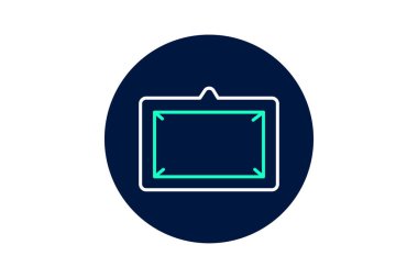 Duvar çerçevesi, vektör, piksel mükemmel, illüstratör dosyası