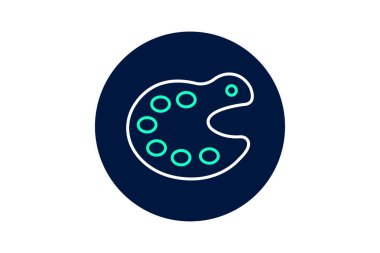 Masaüstü Paleti, vektör, piksel mükemmel, illüstratör dosyası