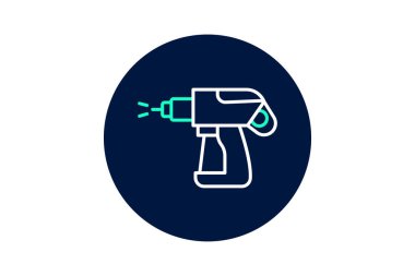 Elektrik Boyası Spreyi, vektör, piksel mükemmel, illüstratör dosyası