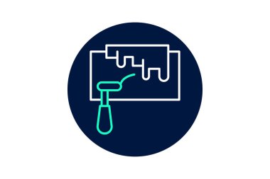 Duvar Astar, vektör, piksel mükemmel, illüstratör dosyası