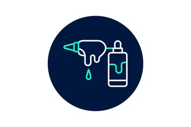 Metalik boya, vektör, piksel mükemmel, illüstratör dosyası